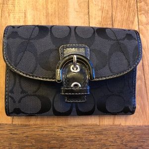 Coach fabric wallet